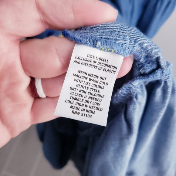 Crown & Ivy Sleeveless Tiered Ric Rac Spring Maxi Dress L Large - Picture 9 of 9